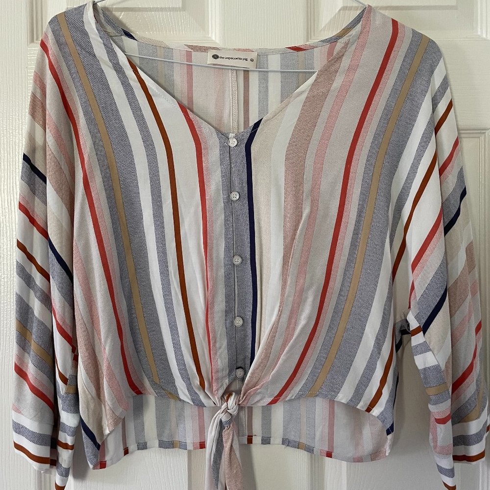 Impeccable Pig striped blouse